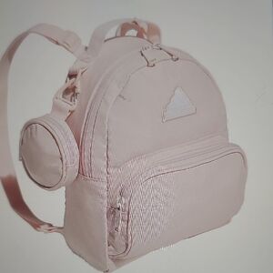 Adidas Must Have Pink Mini Backpack with Side Pouch